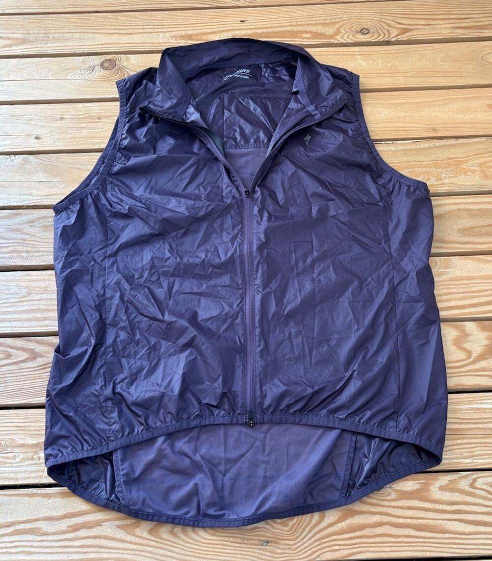 Specialized Women’s Zip Front Lightweight Cycling vest size XL Ba
